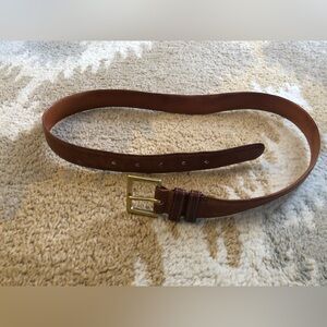 Vintage COACH British Tan Leather Belt Sz 32